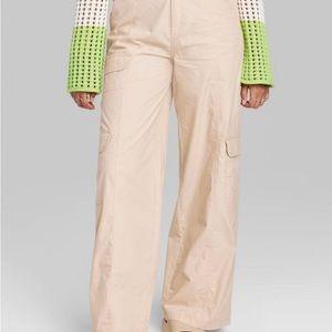 Wild leg cargo pants - new without tag